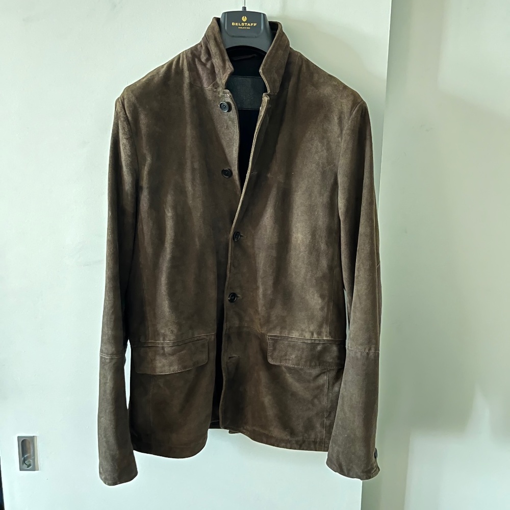 Allsaints Dover Suede Blazer Medium